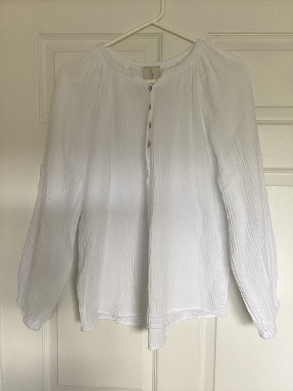joie gauze blouse, XL
